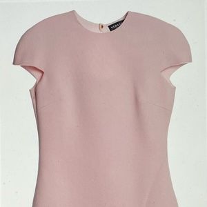 Versace - Keyhole Back Cutout Wool Blend Minidress